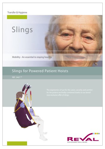 Slings for powered Patient Hoists