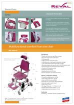 SOFLEX II - Electrical multifunctional comfort shower chair - 2