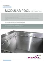 Stainless steel mudular pool - 1