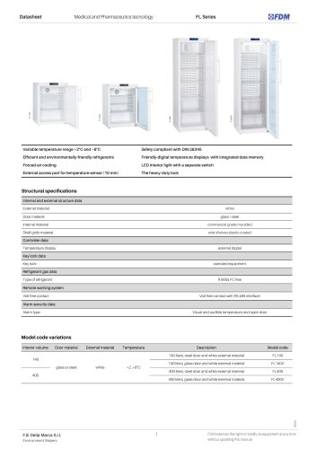 Medical and Pharmaceutics tecnology FL Series