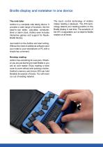 Actilino - Braille display and notetaker in one device - 2