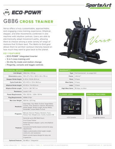 G886 CROSS TRAINER