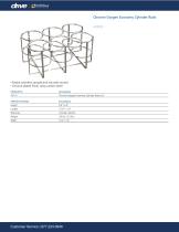 Chrome Oxygen Economy Cylinder Rack-1