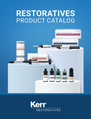 Kerr Restorative Catalog