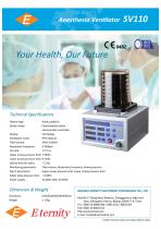 Anesthesia ventilator SV110 and SV310-2