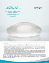 NATRELLE® Silicone-Filled Breast Implants Patient Decision Checklist