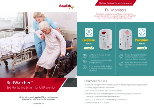 Bed Watcher and Fall Management Bed Pad Chair Pad Wireless 