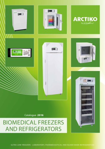 Biomedical freezers and refrigerators