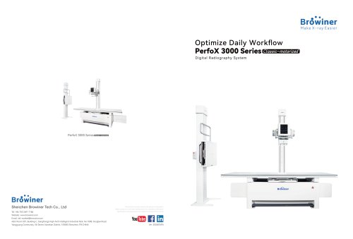 radiography system  with table PerfoX 3000 Classic-motorized