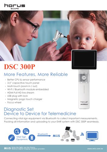 Digital Diagnostic Set / 5Mp Maunal Focus / Device to Device for Telemedicine