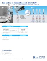 STAT-VIEW® HIV 1/2 Assay (CE Marked) - 2