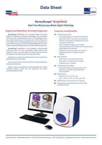 SensoSpot® Fluorescence - Miltenyi Imaging GmbH - PDF Catalogs ...