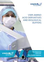 VWR AmiNo ACid deRiVAtiVeS ANd BioloGiCAl BUffeRS - 1