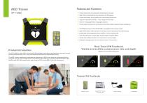 XFT-120G Rechargeable AED Trainer With Remote For CPR Training
