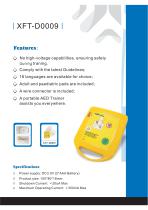 XFT-D0009 Portable Mini AED Trainer For CPR Training-2