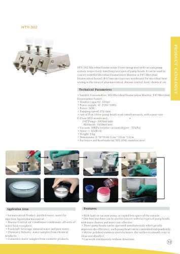 Tailin Microbial Enumeration Test Device - HTY 302