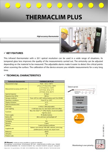 Infrared Thermometer Thermaclim Plus