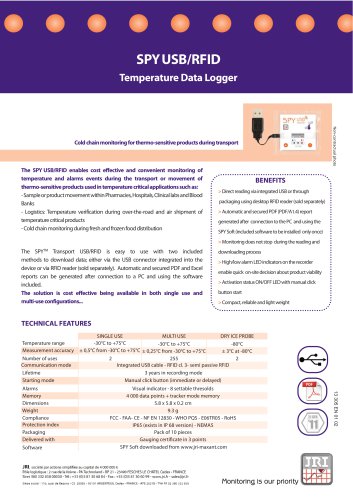 Thermo-hygromètre connecté - LoRa® SPY TH1