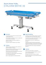 STALHAM BATHE TROLLEYS Height adjustable shower trolleys-3