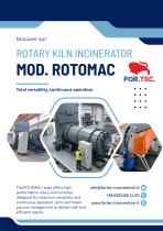 ROTARY KILN INCINERATOR MOD. ROTOMAC