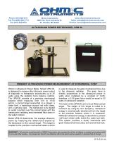 Ultrasound Power Meter - Analog - 150 mW Resolution-1