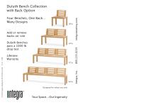 Duluth Benches With Back Option-2