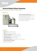 Medical waste vertical autoclave clinics waste disposal GIENT MWV Series-1