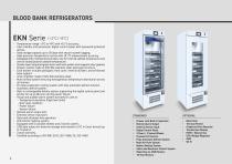 EMSAS EKN 25/50/100/200/300/600 Blood Bank Refrigerators Brochure-2