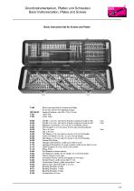 Basic Instrumentation, Plates and Screws - 3