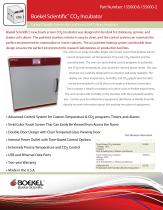 Boekel Scientific CO2 Incubator Datasheet - 1