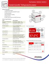 Refrigerated Incubator Info Sheet - 2