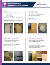 Data Sheet 800a Series Single-Wall Audiometric Booth - 3