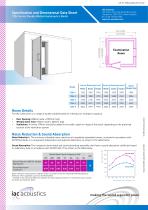 Specification and Dimensional Data Sheet 120a Series Double Walled Audiometric Booth - 1