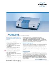 VERTEX 80 FTIR Spectrometer - 1