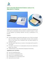 Brochure for Semi-Automatic Biochemical-Immune Analyzer for Reproductive Medicine - 1