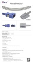 Medke Reusable SpO2 Sensor P8319C Compatible with Mediana-1