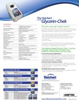 The Reichert Digital Glycerin-Chek® Brochure - 2