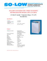 COUNTER TOP / FREE STANDING REFRIGERATOR MODEL MV4-2UCRDA - 1