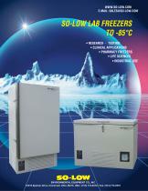 SO-LOW LAB FREEZERS TO -85°C