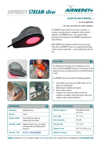 エアナジー プラス Professional Plus Compact AIRNERGY Professional Plus compact - Airnergy - PDF Catalogs