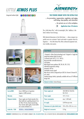 AIRNERGY Professional Plus compact - Airnergy - PDF Catalogs