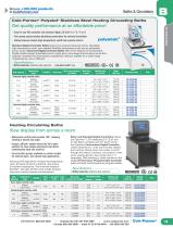 Cole-Parmer ®  Polystat ®  Stainless Steel Heating Circulating Baths - 1