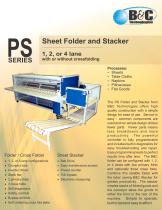 PS Series Commercial Sheet Folder and Stacker - 1