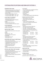 Product Data Sheet Arcoma Intuition i3-2