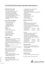 Product Data Sheet Arcoma Precision i5-2
