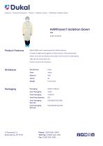 AAMI level 1 Isolation Gown-1