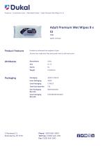 DUKAL Adult Premium Wet Wipes 9 x 13-1