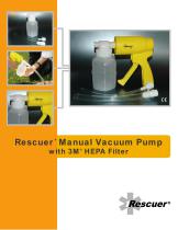 Rescuer" Manual Vacuum Pump with 3M HEPA Filter - 1