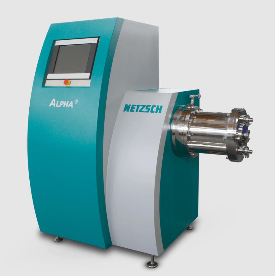 Moinho com rotor Alpha® Netzsch para a indústria farmacêutica / para a indústria cosmética