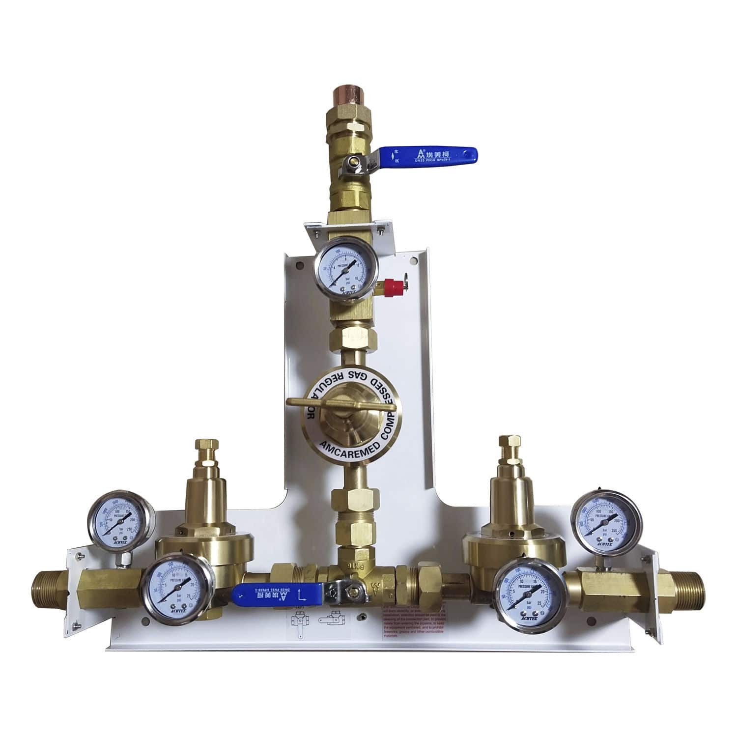 Manifold para gases médicos AM300DX AMCAREMED TECHNOLOGY de